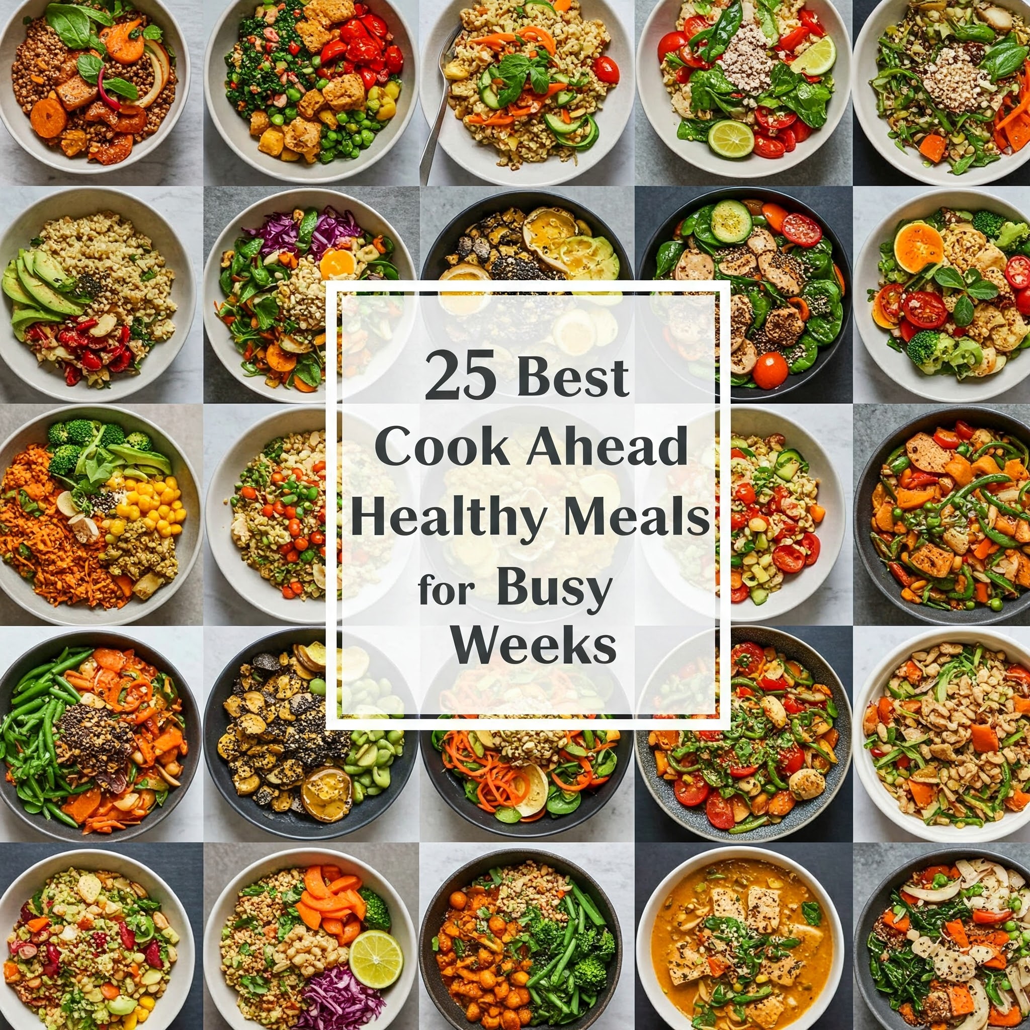 Cook Ahead Healthy Meals