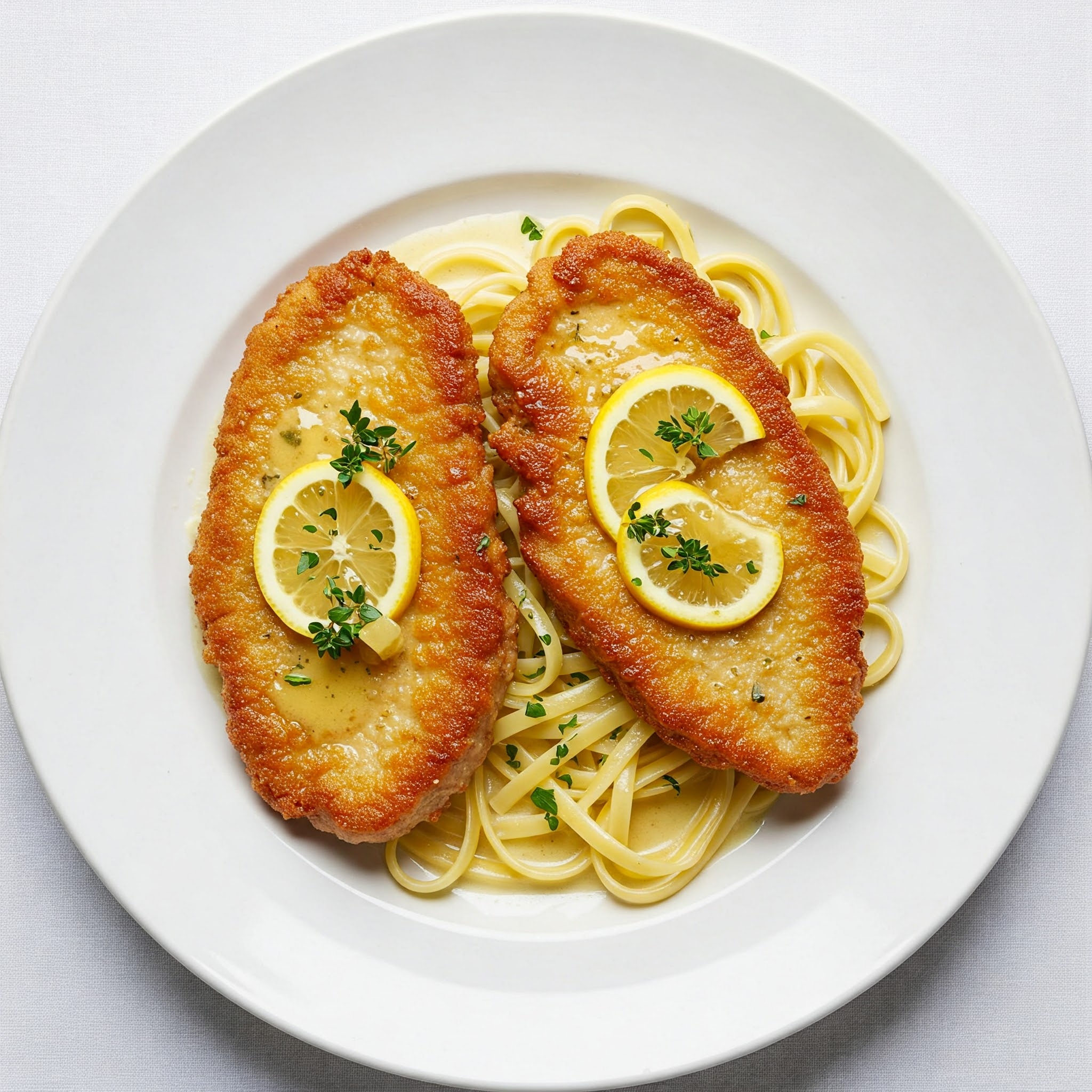 Lemon Herb Veal Piccata