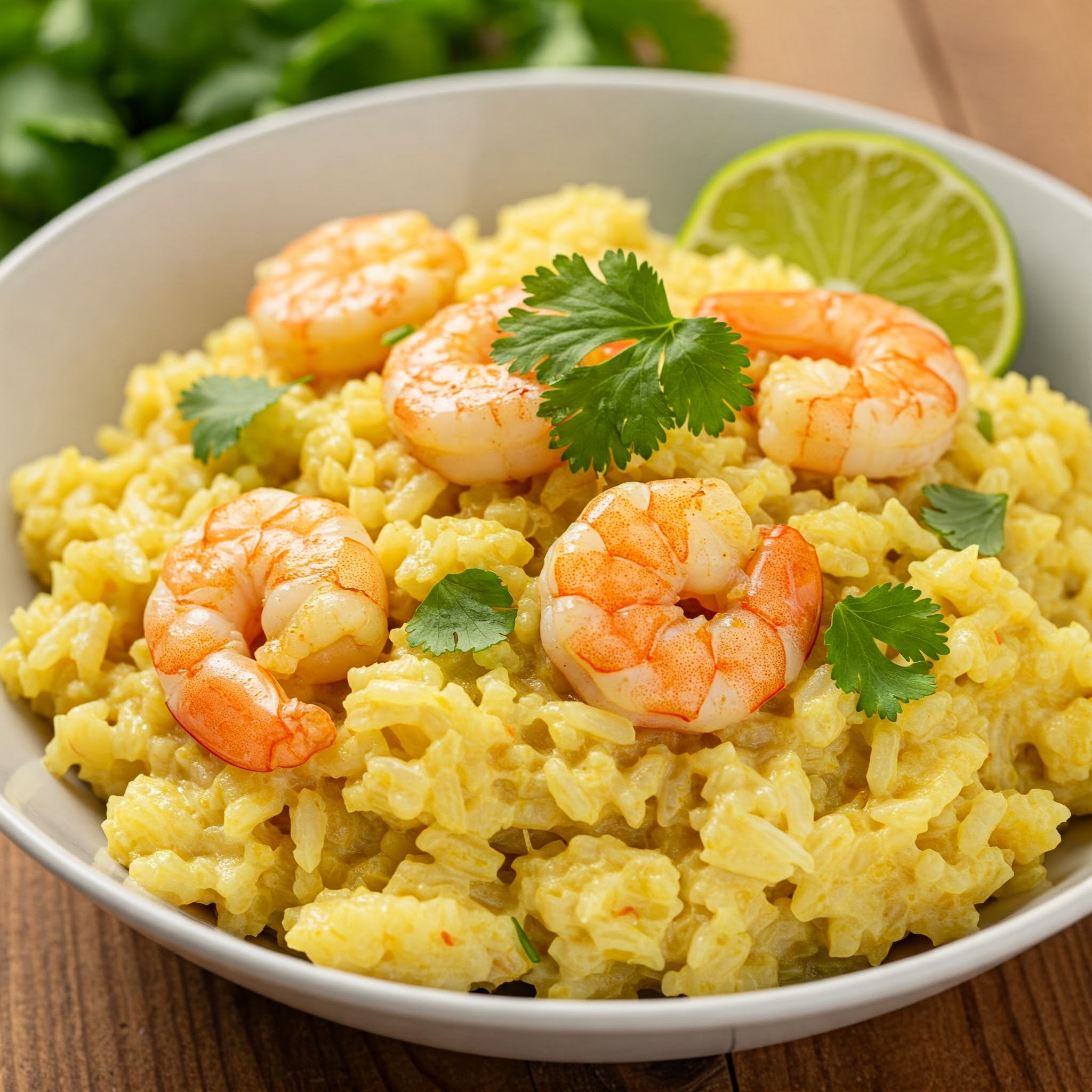 Flavorful Instant Pot Frozen Shrimp & Coconut Rice