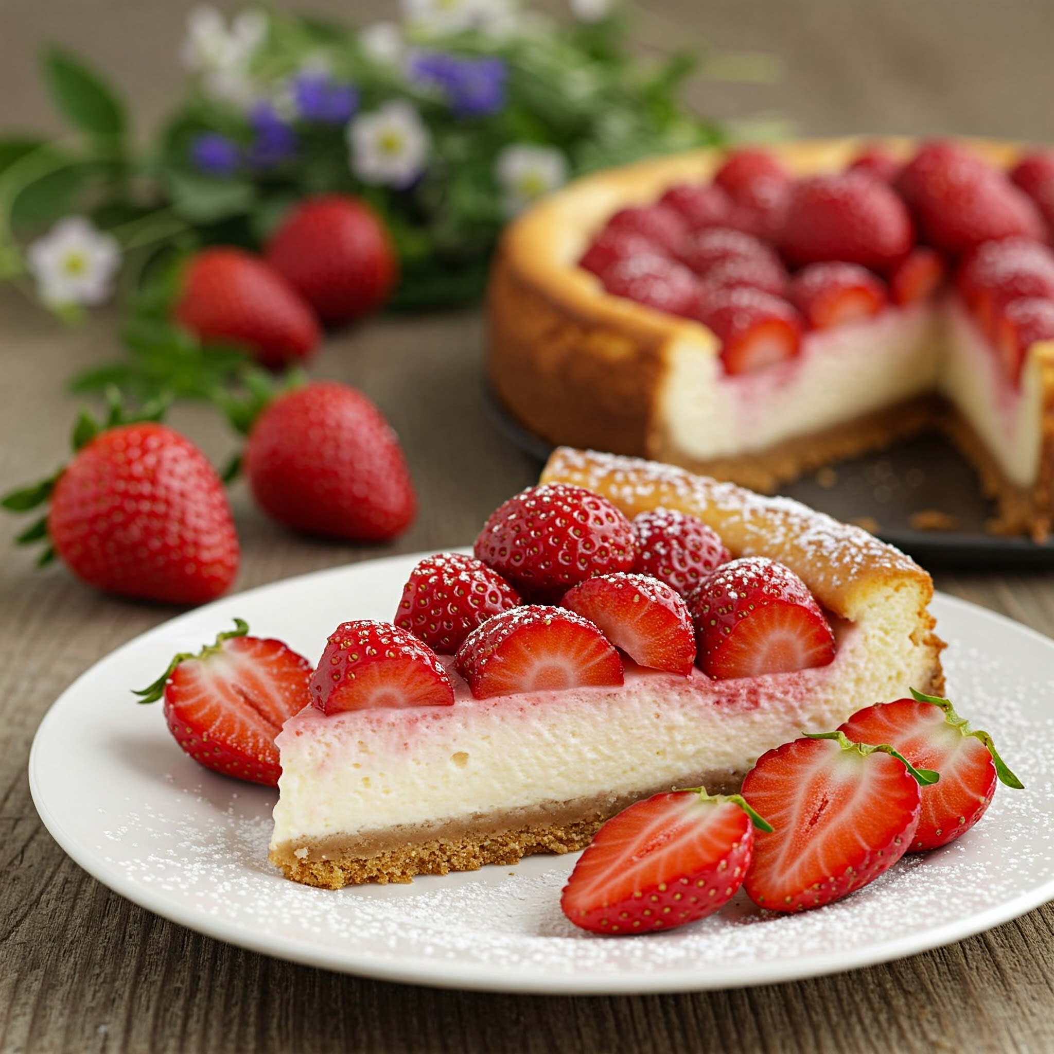 The Best Strawberry Cheesecake You’ll Ever Taste Creamy and Dreamy